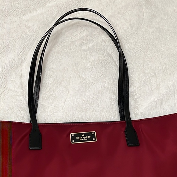 Maroon Kate Spade Large Tote - Picture 2 of 8
